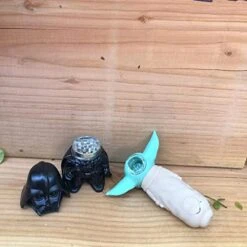 GENERIC Der,Spice Grinder (2Pack Yo-da Pipe&Darth Vader Grinder)