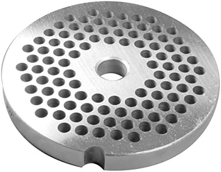 LEM #8 Premium Salvinox Stainless Steel Grinder Plate - 4.5Mm (3/16") 3 LEM #8 Premium Salvinox Stainless Steel Grinder Plate - 4.5Mm (3/16")