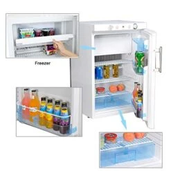 Propane Refrigerator With Freezer 3-ways Camper Fridge Outdoor Refrigerator For Patio 12V/110V/Gas LPG, No Noise, Fridge For RV Garage, Single Door, 3.5 Cu.Ft, White 11 Propane Refrigerator With Freezer 3-ways Camper Fridge Outdoor Refrigerator For Patio 12V/110V/Gas LPG, No Noise, Fridge For RV Garage, Single Door, 3.5 Cu.Ft, White -KitchenAid Shop 51OQRLMjNhL