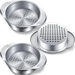 Tuna Can Strainer Stainless Steel Food Can Strainer Sieve Metal Tuna Press Lid Canning Colander Oil Drainer Tuna Can Filter For Beans Vegetables (2 Pieces) -KitchenAid Shop 51OQp1fbqjL. AC