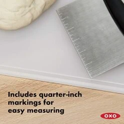 OXO Good Grips Stainless Steel Scraper & Chopper,Silver/Black -KitchenAid Shop 51OaQIF6GOL 1