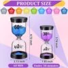 9 Pieces Sand Timer Colorful Hourglass Sand Clock Timer 1/3/5/10/15/20/30/45/60 Minutes Sandglass Timer For Kitchen Home Office Classroom Games Cooking Kids, 9 Colors -KitchenAid Shop 51OloGGsZeL