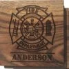 Onalized Firefighter Coasters, Firefighter Maltese Cross Coasters - Gift For Firefighter, Promotion Or Retirement Gift - Engraved Acacia Coaster, Firefighter Decor - Firefighter Gifts (Set Of 4) -KitchenAid Shop 51OpZxQVqvL