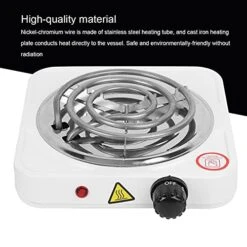 Electric Burner, 1000W Stainless Steel Portable Single Tube Electric Stove Home Electric Stove US Plug 110V -KitchenAid Shop 51OyZDnMJSS