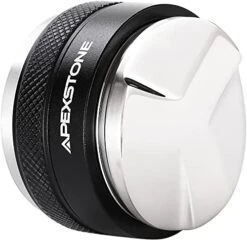53mm Coffee Distributor & Tamper, Apexstone 53mm Coffee Distributor & Hand Tamper, Dual Head Coffee Leveler For 54mm Breville Portafilter, Adjustable Depth