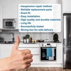 HQRP 16 1/2" Glass Turntable Tray Compatible With Panasonic F06014M00AP NN-H914BF NN-H924BF NN-H934BF NN-H935BF NN-H944BF NN-H964BF NN-S944WF NN-S924BF Microwave Oven Cooking Plate 16.5-inch 420mm -KitchenAid Shop 51P4ijuhRWL 2