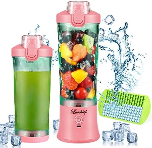 Portable Blender,22 Oz Mini Blender For Shakes And Smoothies,Personal Blender With Rechargeable USB,Fruit,Smoothie,Baby Food Mixing Machine Blender With 6 Blades ,for Home,Kitchen,Travel ,Sports (black) 11 Portable Blender,22 Oz Mini Blender For Shakes And Smoothies,Personal Blender With Rechargeable USB,Fruit,Smoothie,Baby Food Mixing Machine Blender With 6 Blades ,for Home,Kitchen,Travel ,Sports (black) - Image 9