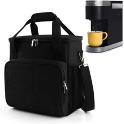 Coffee Maker Storage Bag,Waterproof Travel Carrying Organizer Case,Suitable For Kering Coffee Machines And Other Accessories,Dustproof Tote Bag With Shoulder Strap Black -KitchenAid Shop 51PHxXGDZWL. AC