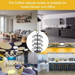 Coffee Pod Carousel Holder Organizer Compatible With 36 Cup Pods 11 Coffee Pod Carousel Holder Organizer Compatible With 36 Cup Pods -KitchenAid Shop 51PLTpmjf9L