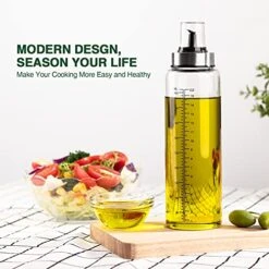 Hotder Olive Oil Dispenser, 2-Pack 500ML Oil Dispenser With Measurements, No-drip And Easy Cleaning Oil And Vinegar Dispenser Set, Wide Neck Oil Dispenser Bottle For Kitchen, Oil And Vinegar 6 Hotder Olive Oil Dispenser, 2-Pack 500ML Oil Dispenser With Measurements, No-drip And Easy Cleaning Oil And Vinegar Dispenser Set, Wide Neck Oil Dispenser Bottle For Kitchen, Oil And Vinegar -KitchenAid Shop 51PfNFfwbRL