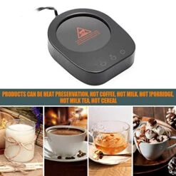 Coffee Mug Warmer - Desktop Beverage Warmer - Electric Cup Warmer Tea Water Cocoa Milk For Office Desk And Home Use 110V Best Gift For Coffee Lovers With Automatic Shut Off Function Black (Black) 12 Coffee Mug Warmer - Desktop Beverage Warmer - Electric Cup Warmer Tea Water Cocoa Milk For Office Desk And Home Use 110V Best Gift For Coffee Lovers With Automatic Shut Off Function Black (Black) -KitchenAid Shop 51PfefrvDfL