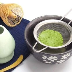 Japanese Matcha Tea Set, Matcha Whisk, Traditional Scoop, Matcha Bowl, Black Bamboo Tray, Ceramic Whisk Holder, Matcha Caddy, Handmade Matcha Ceremony Kit For Japanese Tea Ceremony (10Pcs) -KitchenAid Shop 51Pl2dnk9mL
