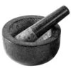 6.3 Inch 3 Cup Mortar And Pestle, Large Heavy Mortar And Pestle Set, Guacamole Mortar And Pestle, Molcajete Large Black Mortar And Pestle And Mortar Guacamole Mortar And Pestle Granite -KitchenAid Shop 51PtLwKP8QL