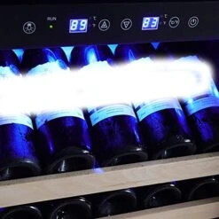 QYTECbx Freestanding Wine Cellars High Repurchase Dual Zone Glass Wine Bottle Cooler Wine Fridge For Sale -KitchenAid Shop 51Q5NOz8bGL