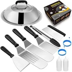 Griddle Accessories Compatible With Blackstone And Camp Chef, Flat Top Griddle Scraper Tool With Melting Dome For Outdoor Cooking, Grill Accessories 13 Griddle Accessories Compatible With Blackstone And Camp Chef, Flat Top Griddle Scraper Tool With Melting Dome For Outdoor Cooking, Grill Accessories -KitchenAid Shop 51Q7QrSeAcL. AC
