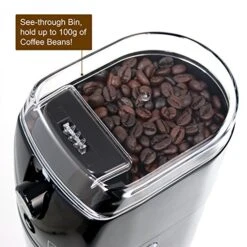 Electric Burr Coffee Grinder Mill, Adjustable Cup Size, 17 Fine To Coarse Grind Size Settings For Drip, Percolator, French Press And Turkish Coffee Makers, Black -KitchenAid Shop 51Q9hWJI7hL