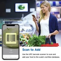 Nutrition Smart Food Kitchen Scale, Digital Ounces And Grams For Cooking, Baking, Meal Prep, Dieting, And Weight Loss, 11 Pounds-Bluetooth, Black -KitchenAid Shop 51QCUzG7N1L