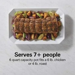 Hamilton Beach 9-in-1 Digital Programmable Slow Cooker With 6 Quart Nonstick Crock, Sear, Saute, Steam, Rice Functions, Stainless Steel (33065) -KitchenAid Shop 51QNgNk1HqL