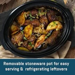 6-Quart Diamond Pattern Slow Cooker - Removable, Dishwasher-Safe Stoneware Pot 7 6-Quart Diamond Pattern Slow Cooker - Removable, Dishwasher-Safe Stoneware Pot -KitchenAid Shop 51QT9gIUhFL