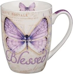 Blessed Butterfly Mug – Botanic Purple Butterfly Coffee Mug W/Jeremiah 17:7, Bible Verse Mug For Women And Men – Inspirational Coffee Cup And Christian Gifts (12-ounce Ceramic Cup) -KitchenAid Shop 51QVZBJ43S. AC