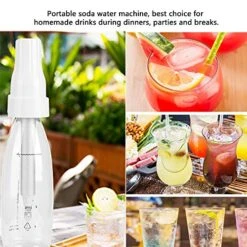 Sparkling Water Maker,Portable Soda Maker Machine For Home, Sparkling Water Maker Use Standard CO2 Cylinder For DIY Beverages Bubble Fruit Cocktail Healthy Drinks