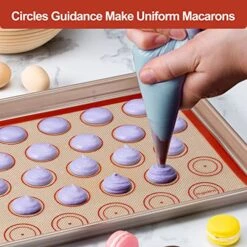Silicone Baking Mat Set Of 6, Easy Clean & Non-Stick Food Grade Reusable Baking Mat, Silicon Baking Mats Oven Liner Sheet, Round & Square Cake Mat, Pastry Board Rolling Dough Mats For Macaron Cookie 12 Silicone Baking Mat Set Of 6, Easy Clean & Non-Stick Food Grade Reusable Baking Mat, Silicon Baking Mats Oven Liner Sheet, Round & Square Cake Mat, Pastry Board Rolling Dough Mats For Macaron Cookie -KitchenAid Shop 51Qwzx3FWxL