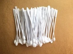 (200) ICRAFY White Plastic Coffee Stirrer Cocktail Stick Soft Drink White Color Pack Size 5.5"