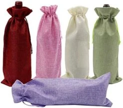 10Pcs Burlap Wine Gift Bags, Jute Wine Bottle Covers With Drawstrings, Champagne Wine Bottle Bags For Wedding, Christmas, Birthday, Blind Tastings, Home Storage (Mixed Color) 27 10Pcs Burlap Wine Gift Bags, Jute Wine Bottle Covers With Drawstrings, Champagne Wine Bottle Bags For Wedding, Christmas, Birthday, Blind Tastings, Home Storage (Mixed Color) -KitchenAid Shop 51ROH231OxL. AC