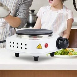 Mini Stove, Electric Single Burner, Compact And Portable, Adjustable Temperature Hot Plate, 500W Multifunctional Home Heater(US) -KitchenAid Shop 51RpVCEm8dL