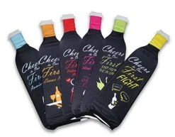 First Year Of Marriage Milestones, Wine Bottle Covers For Wedding Gift (Pack Of 6 Unique Covers) ~ Wedding Firsts ~ Bridal & Engagement Party Gift ~ Personalize Individual Bottles Of Wine ~ HouseVines -KitchenAid Shop 51RsLMRdpgL