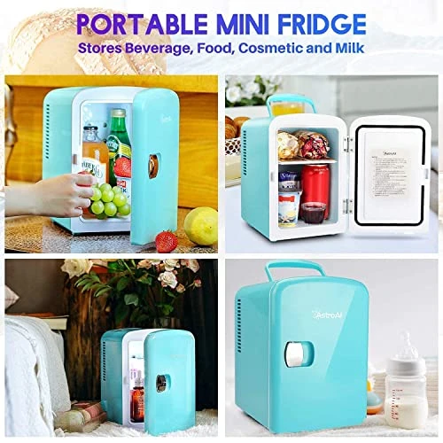 Mini Fridge 4 Liter/6 Can AC/DC Teal Cigarette Lighter Extension Cord 12Ft/12V/120W/15A Bundle 5 Mini Fridge 4 Liter/6 Can AC/DC Teal Cigarette Lighter Extension Cord 12Ft/12V/120W/15A Bundle - Image 3