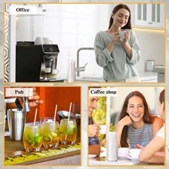 2000 Pcs Individually Wrapped Wooden Coffee Stirrers, Disposable Coffee Stir Sticks Round End Coffee Sticks Bulk Wood Stirrers For Coffee Cocktail Hot Drinks Restaurant Bar Home Office (5.5 Inch) 18 2000 Pcs Individually Wrapped Wooden Coffee Stirrers, Disposable Coffee Stir Sticks Round End Coffee Sticks Bulk Wood Stirrers For Coffee Cocktail Hot Drinks Restaurant Bar Home Office (5.5 Inch) -KitchenAid Shop 51Ryhov9aPL