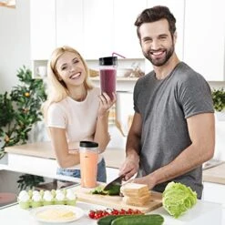 16 Oz Single Serve Blender Cups For Shakes And Smoothies - 2Pcs Ninja Blender Cups Replacement With Flip Top Lid Parts - Single Serve Cup Lid For BL770 BL780 BL660 BL740 BL810 Nutri Ninja Blenders -KitchenAid Shop 51S4k26E8GL