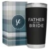 Father Of The Bride Stainless Steel Vacuum Insulated Tumbler Cup With Lid And Straw - Gift For Dad, Bride, Bridal Shower, Wedding, Engagement Party - Travel Tumbler Bride's Dad Gift - -KitchenAid Shop 51SLByNVpDL