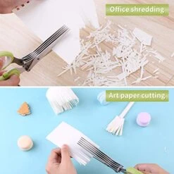 2 Packs Herb Scissors Set - Herb Scissors With 5 Blades And Cover, Herb Shears With 3 Blades, Shred Silk Knife, Cool Kitchen Gadgets For Cutting Fresh Garden Herbs. Also Used For Cutting Paper.… -KitchenAid Shop 51SMj3IWbQL