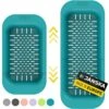 Janska 3-in-1 Adjustable Over The Sink Colander, 30% Heavier Duty, Sink Strainer, Rinse - Drain - Dry, European Made, Non BPA, Extendable, Heat Resistant (7.8" W X 13.5-19.3" L X 3.3" H), Teal -KitchenAid Shop 51Sk2ahzMyL