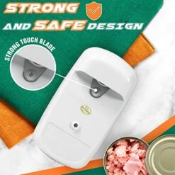 Electric Can Opener, One Touch Hand Free Can Openers, No Sharp Edge, Food-Safe, Automatic Handheld Can Openers For Kitchen Arthritis And Seniors, Kitchen Gadget & Gift For Almost Size Can -KitchenAid Shop 51SmxG0eLzL