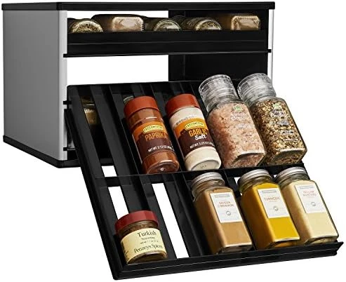 YouCopia SpiceStack Spice Rack Organizer, Adjustable, White 10 YouCopia SpiceStack Spice Rack Organizer, Adjustable, White - Image 8