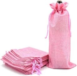 10Pcs Burlap Wine Gift Bags, Jute Wine Bottle Covers With Drawstrings, Champagne Wine Bottle Bags For Wedding, Christmas, Birthday, Blind Tastings, Home Storage (Mixed Color) 28 10Pcs Burlap Wine Gift Bags, Jute Wine Bottle Covers With Drawstrings, Champagne Wine Bottle Bags For Wedding, Christmas, Birthday, Blind Tastings, Home Storage (Mixed Color) -KitchenAid Shop 51SvcTb KL. AC