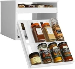 YouCopia SpiceStack Spice Rack Organizer, Adjustable, White 23 YouCopia SpiceStack Spice Rack Organizer, Adjustable, White -KitchenAid Shop 51SwdYTO8jL. AC