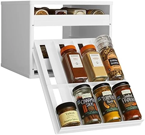 YouCopia SpiceStack Spice Rack Organizer, Adjustable, White 12 YouCopia SpiceStack Spice Rack Organizer, Adjustable, White - Image 10