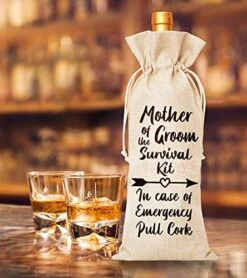 Mother Of Groom Survival Kit Wine Bag, Gift For Groom's Mother, Mother-in-law – 1 Pc(A003) 8 Mother Of Groom Survival Kit Wine Bag, Gift For Groom's Mother, Mother-in-law – 1 Pc(A003) -KitchenAid Shop 51T4Llxy6vS