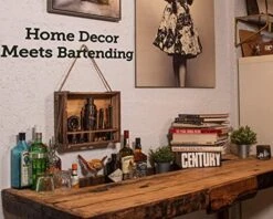 Bartender Kit: 11-Piece Bar Tool Set With Rustic Wood Stand | Perfect Home Bartending Kit And Cocktail Shaker Set For A True Drink Mixing Experience | Fun Housewarming Gift Idea (Gun-Metal) -KitchenAid Shop 51T5HPPDyDL