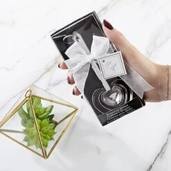 Love Beyond Measure Spoons, Heart Shaped Measuring Spoons, Stainless Steel -KitchenAid Shop 51TGHqW7WFS. AC