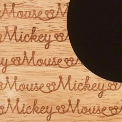 Brand Disney/Pixar Icon 3-Piece Glass Top Cutting Board & Knife Set, 15.4 X 10.04 X 0.8, Mickey Mouse - Parawood & Bamboo -KitchenAid Shop 51TRBCpihcL