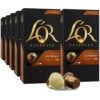 Espresso Capsules, 100 Count Estremo Lungo, Single-Serve Aluminum Coffee Capsules Compatible With The L'OR BARISTA System & Nespresso Original Machines