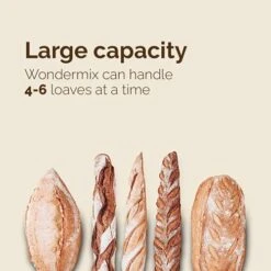 -Complete Bread Dough Mixer Machine With Dough Hook -Bread Kneader And Dough Maker - Dough Kneading Machine Mixers Kitchen Electric Stand Mixer -Upgraded Wondermix Revolution Kitchen Mixer (Renewed) -KitchenAid Shop 51UBAEYz48L