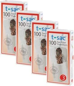 Tea Filter Bags, Disposable Tea Infuser, Number 3-Size, 3 To 8-Cup Capacity, Set Of 100 -KitchenAid Shop 51UGy7TPy9L. AC