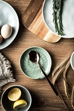 Ceramic Spoon Rest Spoon Holder With Drip Tray For Multiple Utensils, Cooking&Large Spoon Holder For Stove Top, Modern Farmhouse Kitchen Decor Utensil Holder For Spoons, Ladles, Tongs&Spatula Green -KitchenAid Shop 51Ua7vLxIpL