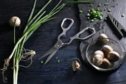 1021233 D Shape Forged Stainless Steel Shears Satin Finish, 9-Inch Overall Length -KitchenAid Shop 51Ub4a3g1lL